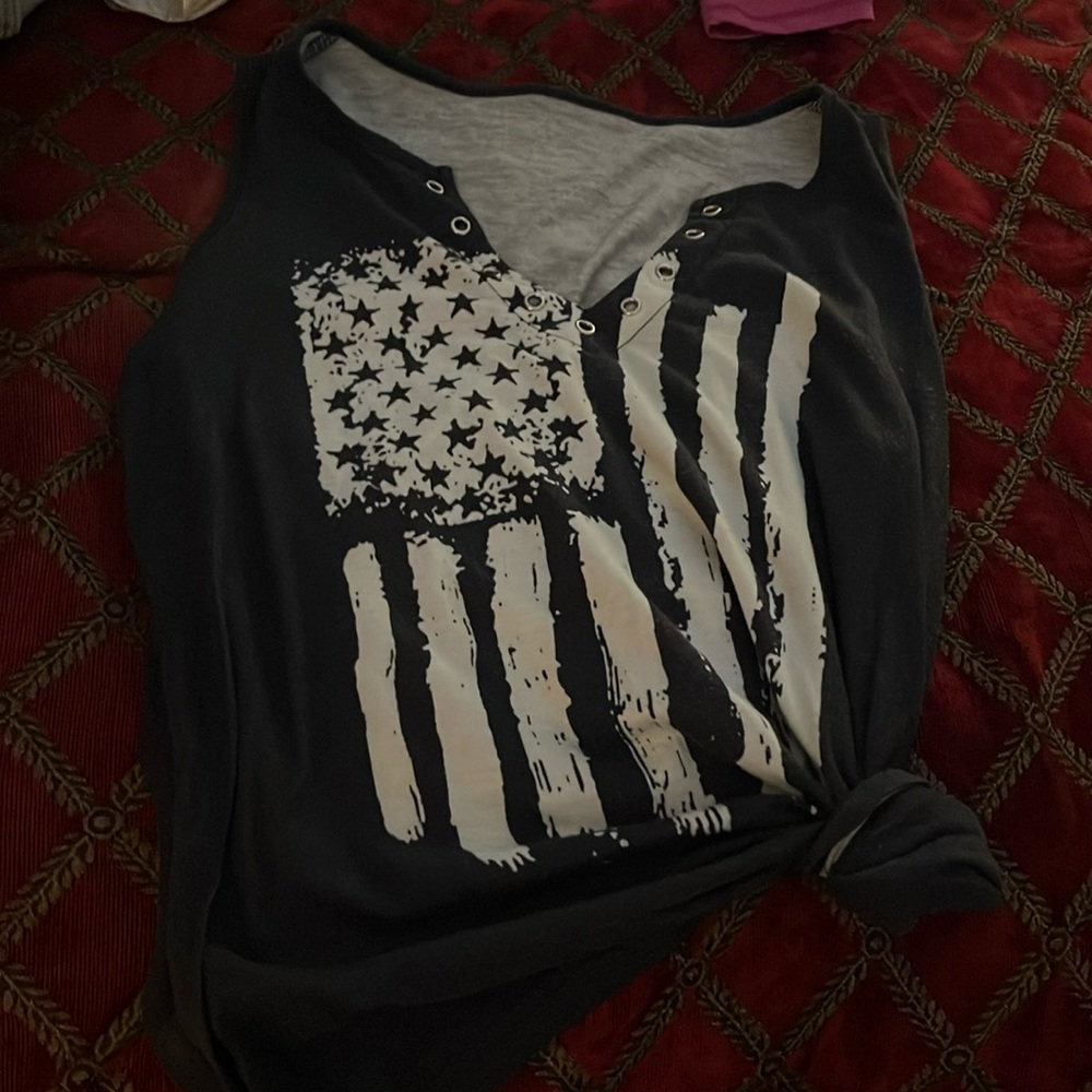 Women flag top